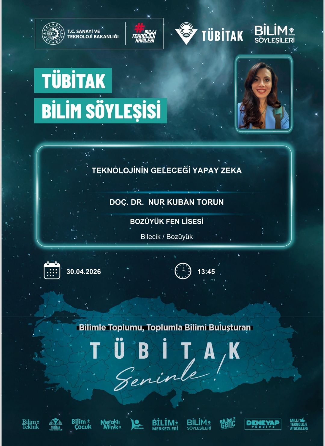 Tübitak Bilim Söyleşileri 2026